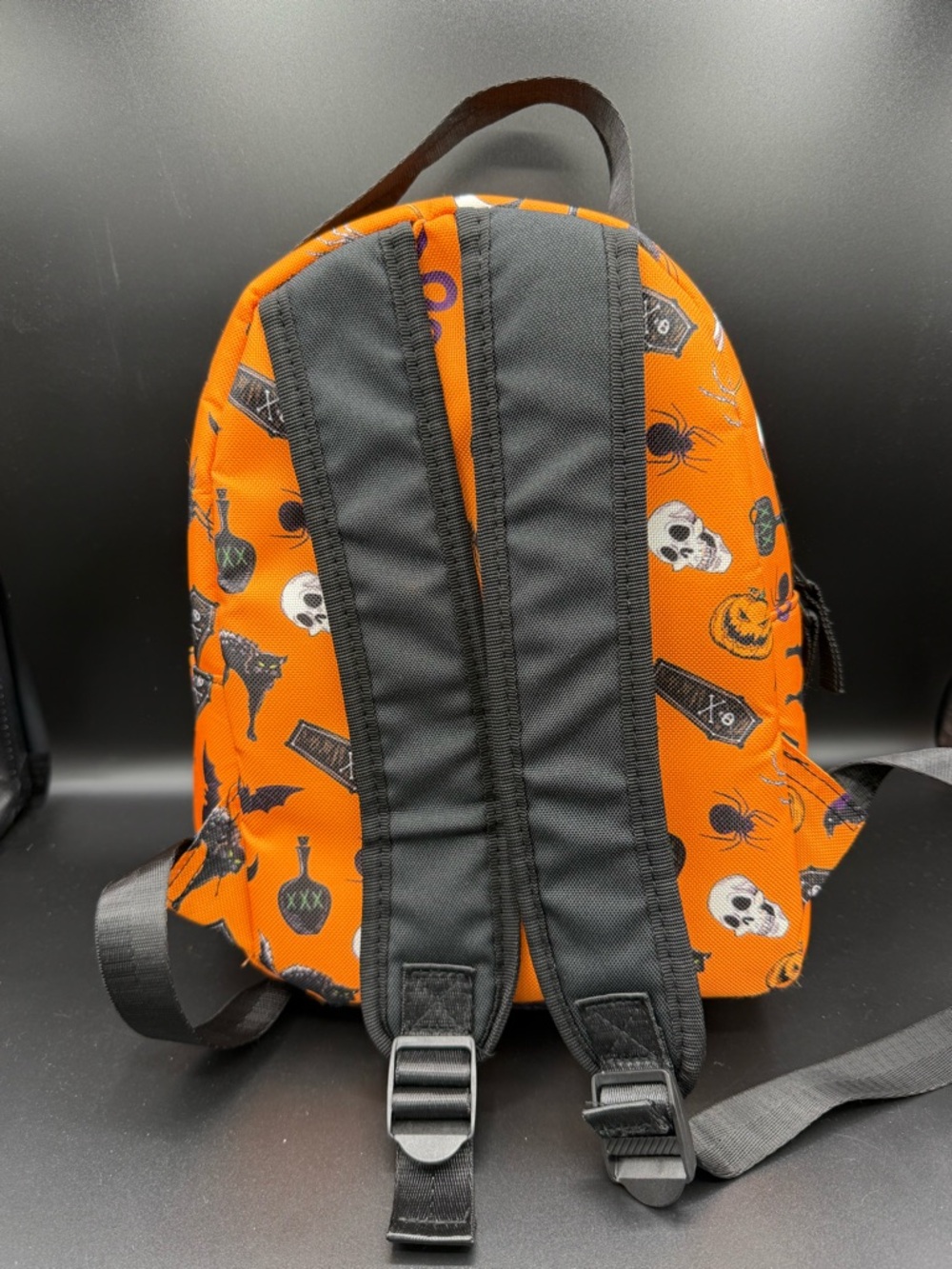 Spirit Halloween Orange Mini Backpack - Picture 2 of 6